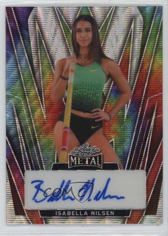 2024 Leaf Metal Women of Sport Tie-Dye Wave 1/1 Isabella Nilsen #BA-IN1 Auto 4t6