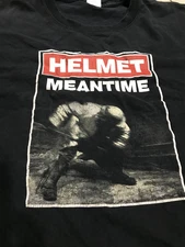 Helmet Band Meantime 1992 Rare Short Sleeve Shirt Unisex Concert S-5XL OT128