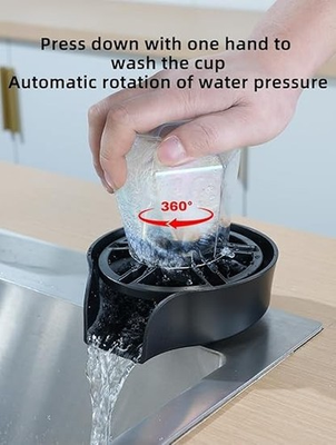 #ad High Pressure Cup Washer Glass Rinser Rotating Water Powered for Kitchen Sink $27.00