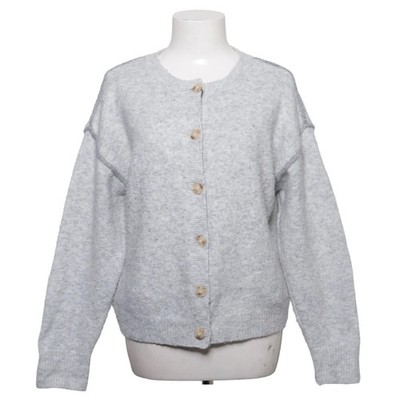Axara Paris, Strickjacke, Damen, Größe: L, Grau, Acryl/Elasthan/Wolle #ET9