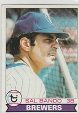 1979 topps #550 Sal Bando BREWERS