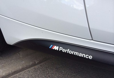 2x BMW M Performance seiten schweller aufkleber sticker logo F10 F20 F30 E70 E60