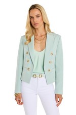 Gabrielle Double Breasted Blazer Mint THE NOLI SHOP