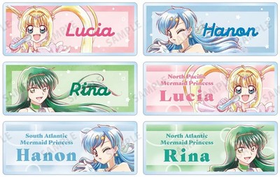 Badge & Pins - Full Set of 6 Types - ''Pichi Pichi Pitch Drawn 20th Anniversary