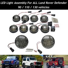 10x Led Smoke Complete Light Lamp Upgrade Kit For Land Rover Defender 90 110 130 10x Led Smoke Complete Light Lamp Upgrade Kit For Land Rover Defender 90 110 130
