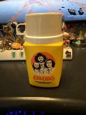 Termo de plástico vintage Bee Gees 1978 King Seeley 8 oz coleccionable con tapa