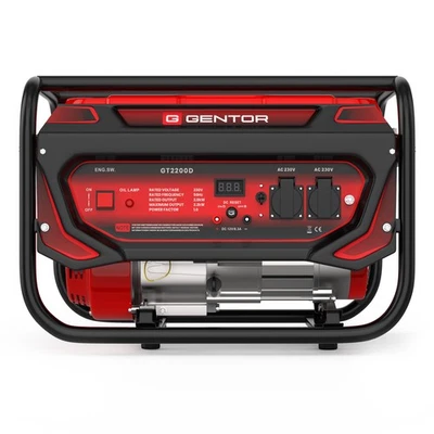 GENTOR Generator Benzin Stromgenerator Notstromaggregat Stromerzeuger 2.2kW 4-Takt 7PS