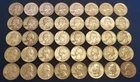 Lot of 40 ($10 face) *Circulated* 90% Silver Washington Quarters all pre 1965