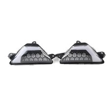 Front LED Turn Signal Lights Indicator for KAWASAKI NINJA ZX6R 400 300 650 Clear