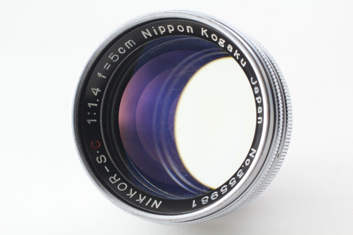 Nippon Kogaku Tokyo NIKKOR-S・C 5cm F1.4 EXC+5】 Nikon Nippon Kogaku Nikkor-S.C 5cm 50mm F1.4 Lens S Mount