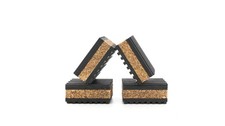Sound Isolation Pads. Cork Pads for Turntables to Reduce Vibration  Skipping