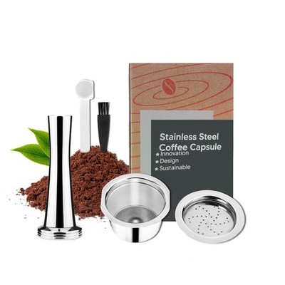 Stainless Steel Coffee Capsules, Reusable Espresso Capsules for K Fee Pods Re...