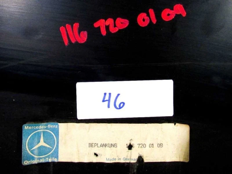 Panel de revestimiento de puerta delantera izquierda NUEVO 1167200109 se adapta a 73-80 Mercedes W116 280S 450SEL Foto 2 de 4