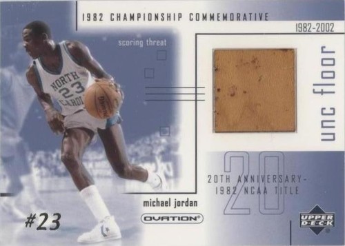 2001 MICHAEL JORDAN Upper Deck Ovation UNC Memorabilia Floor #MJF5 