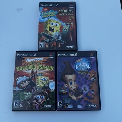 SpongeBob & Nicktoons PS2 Games Lot | TESTED