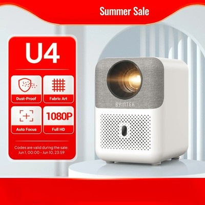 LOVE U4 Smart Mini Home Theater Projector 4K 1080P Video Android WIFI for Smart