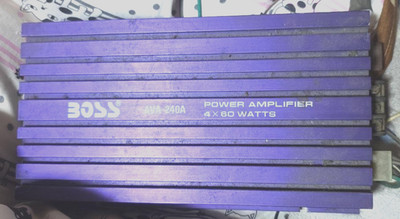 Boss Audio Systems AVA-240A Power Amplifier 240 Watts 4 Channels