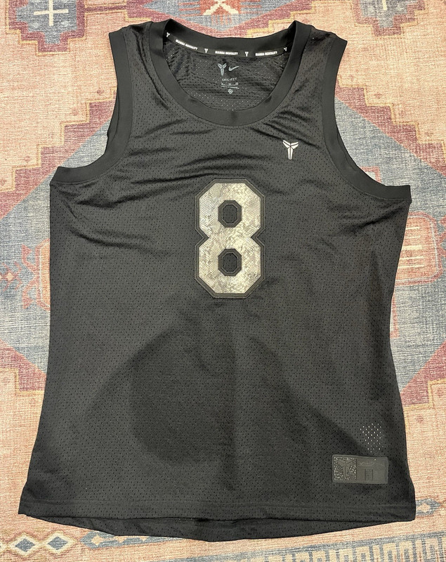 Nike Kobe Mamba Mentality #8/#24 Black Sleeveless Basketball Jersey XL