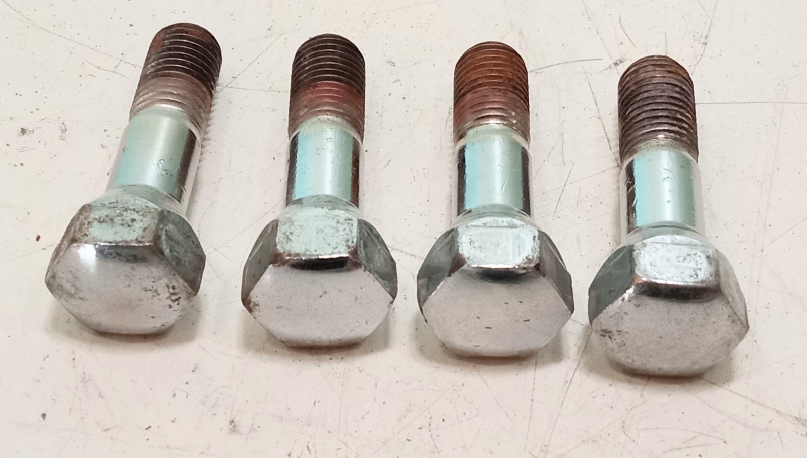 Maserati Biturbo Wheel Chrome Lug Nut Bolts_10850602_Set of Four_GENUINE