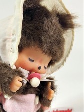 Bebichhichi Girl Baby Monchhichi Sleepy Very Rare Cute W/ Tag From Japan