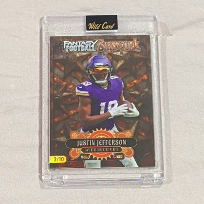 Wild Card 2023 Steampunk Justin Jefferson 2/10 #FSPGG10-JJ