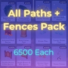 Disney Dreamlight Valley BUILDER Pack | All Paths + Fences 6500 Each