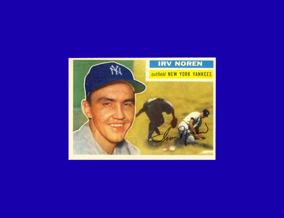 1956 Topps Irv Noren #253 - New York Yankees - NM-MT+