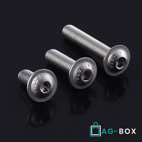 Flanschschrauben Linsenkopfschrauben Edelstahl M3 M4 M5 M6 M8 M10 M12 ISO 7380 - Bild 10 von 11