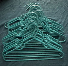 Teal Plastic Baby Clothes Hangers 25 Count