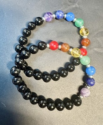 Jet Bracelets, Chakra Bracelets, Reiki Bracelets, Meditation Bracelets