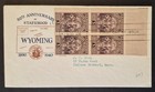 1940 First Day Cover US Scott 897 Wyoming Statehood 50th Anniversary FDC — photo 1