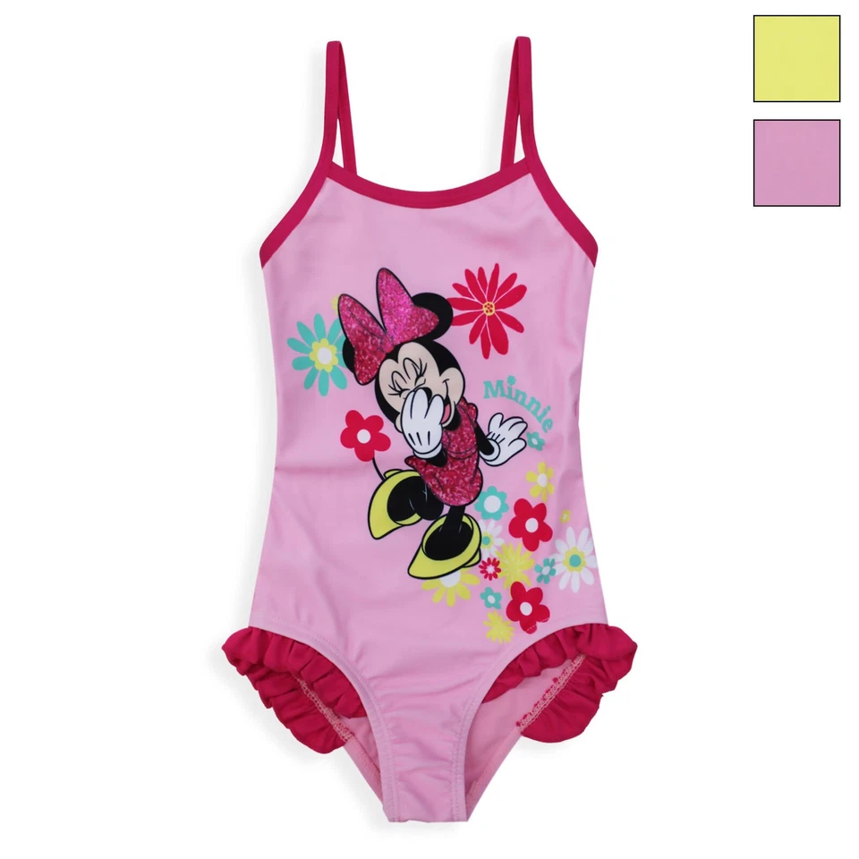 Maillot De Bain Complet Pour Fille Disney MINNIE MOUSE Avec Volants 6659 - Photo 1/1