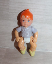 Fisher-Price Loving Family Dollhouse Baby Girl Doll Figure Red Hair Purple Shirt