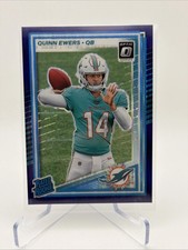 2025 Donruss Optic Purple Shock Prizm Rated Rookie Quinn Ewers Dolphins #213