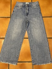 Pistola High Rise Wide Leg Jeans Medium Wash Blue Women  s Size 27, Inseam 26