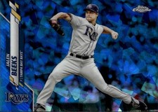 2020 Topps Chrome Update Sapphire Edition Jalen Beeks #U-77 Tampa Bay Rays 24L