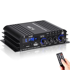 Amplificador de Audio Bluetooth S299 800W 4.1CH con Subwoofer USB SD AUX Control Remoto
