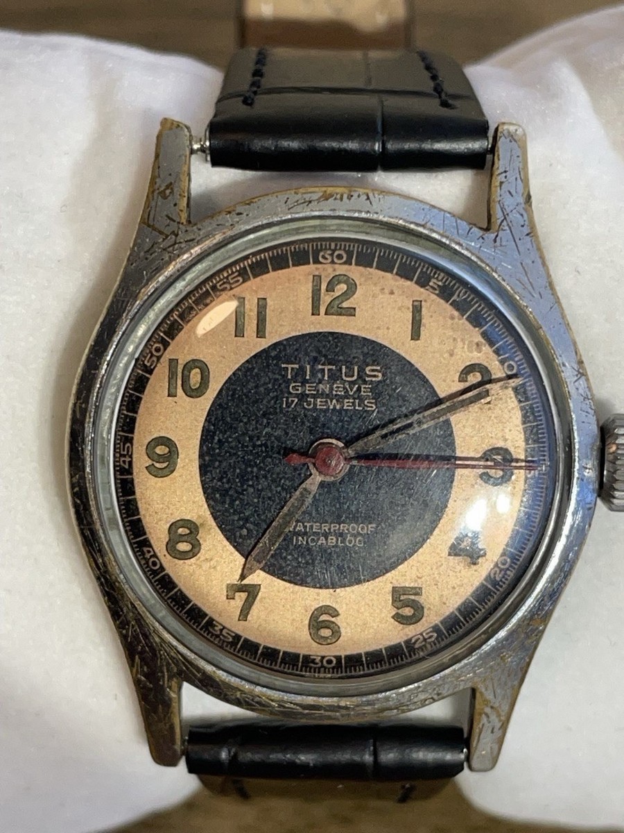 Vintage Titus Geneve 17 Jewels - Serviced Manual Wind Watch | eBay