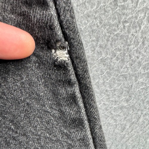 Jeans vintage Levis uomo 33x30 (adatto 31x29) nero 505 dritto anni 90 made in USA - Foto 4 di 19