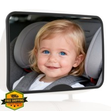 Plantureco Baby Car Mirror, Safety Car Seat Mirror for Rear Facing Infant, Cl...