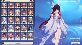 Genshin Impact AR 58 America - Columbina - Furina - Varessa - Citlali - Hu Tao