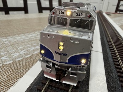 HO Walthers Custom Amtrak F40 LEDs DCC Sound