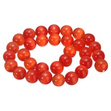 32pcs Red Cat's Eye Stone Beads 12mm Round Crystal Loose Bead