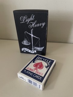 LIGHT / HEAVY (CARD BOX) by Wayne Fox