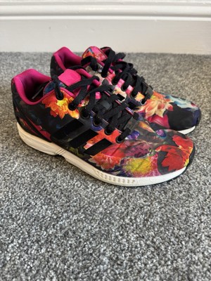 Adidas Trainers Womens ZX Flux Floral UK 6 | eBay UK