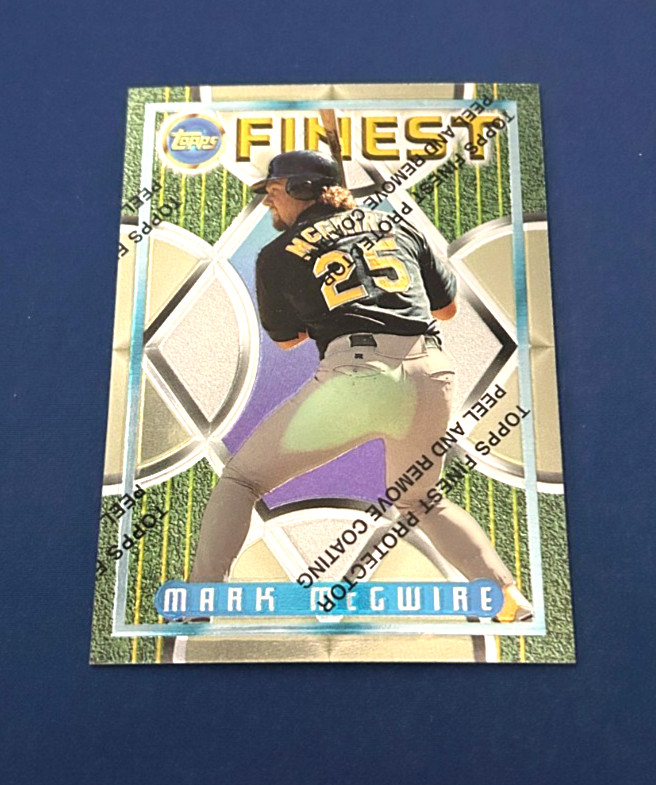 1995 Topps Finest Baseball Mark McGwire #169 Set Break NM