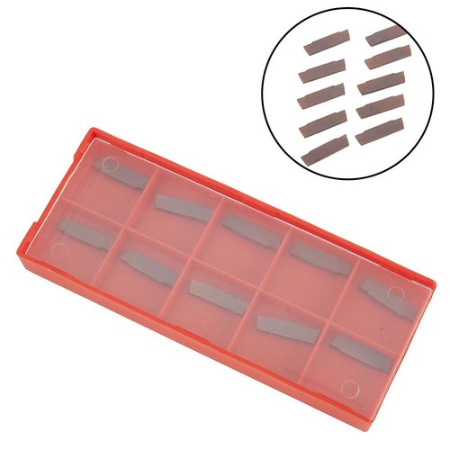 10 Pezzi MGMN200-G LDA Inserti In Metallo Duro Lame Per Utensile Da Tornio - Foto 2 di 21
