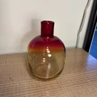 Midcentury Modern MCM Vintage BLENKO 6424 Amberina Art Glass Bud Vase Xlnt!