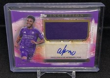 01/25 USA World Cup Topps Inception Alex Freeman Rookie Patch Auto RPA USMNT MLS
