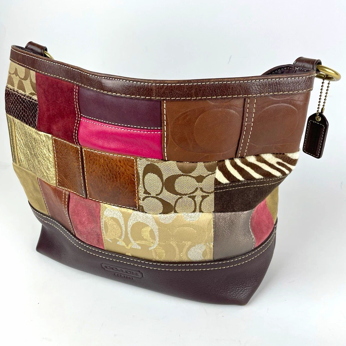Coach Patchwork Shoulder Bag Pink Bags & Handbags for Women for Coach Patchwork Shoulder Bag Pink Bags & Handbags for Women for
